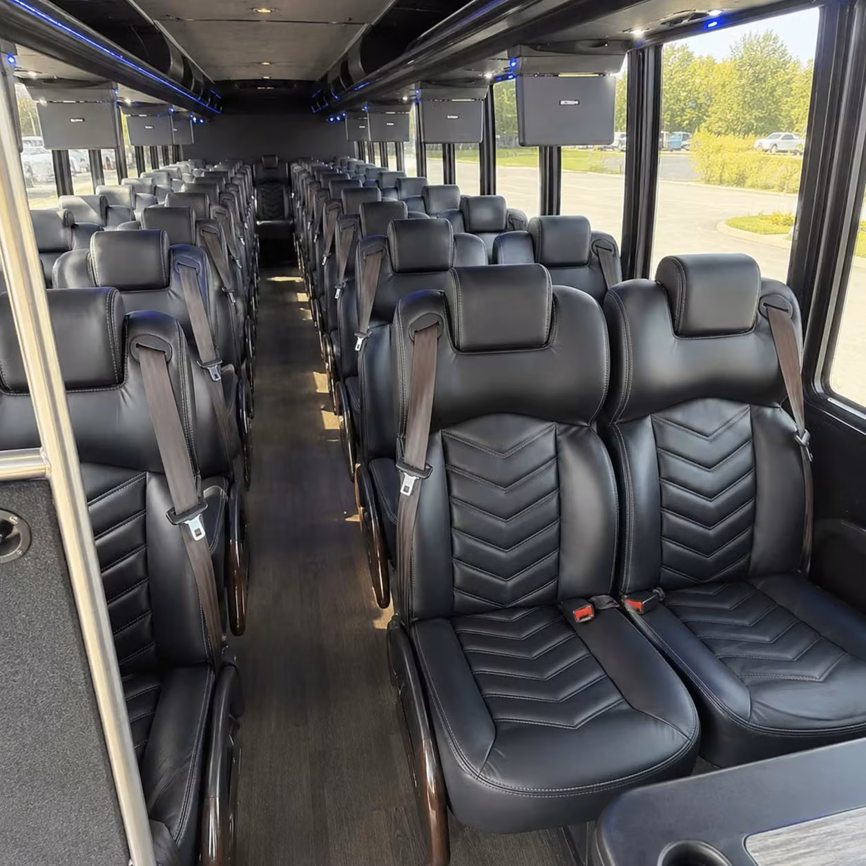 35 passenger minibus inside