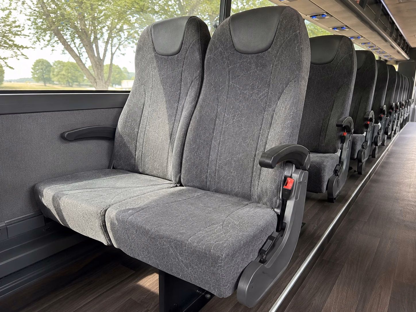 gastonia charter bus interior gallery