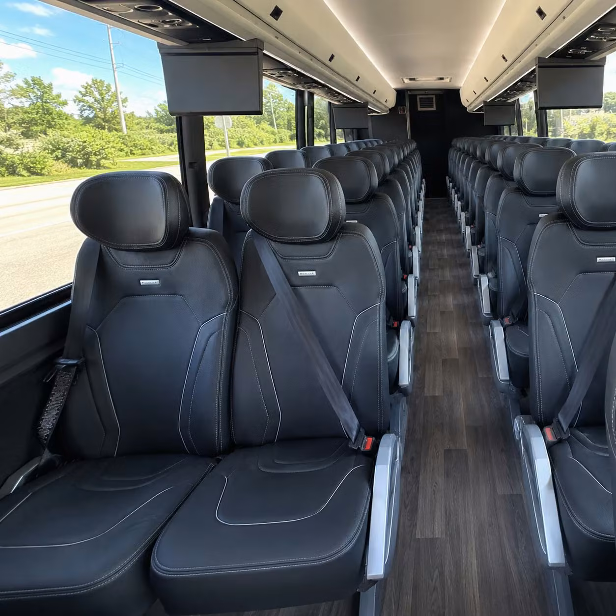 gastonia charter bus interior