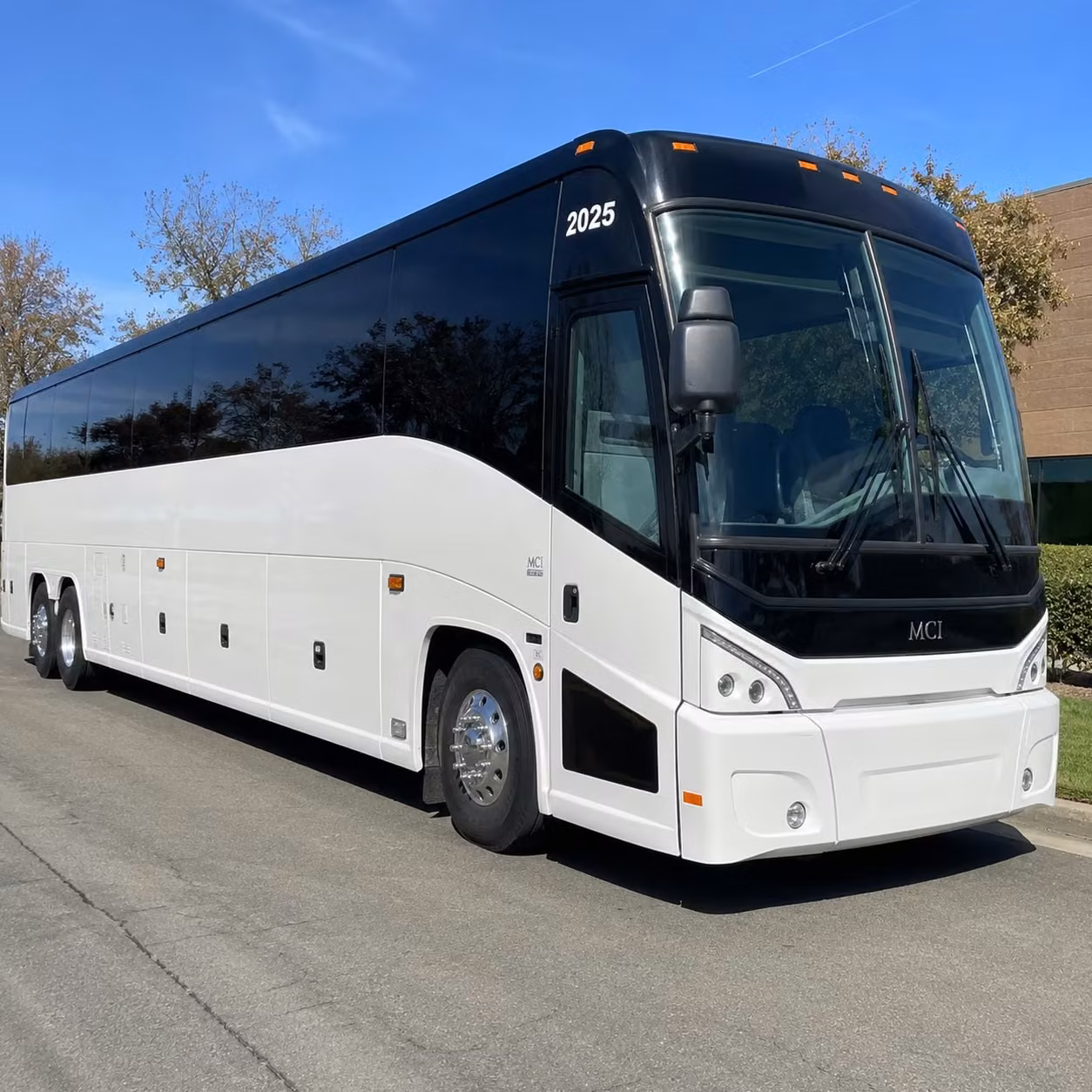 gastonia charter bus rental exterior