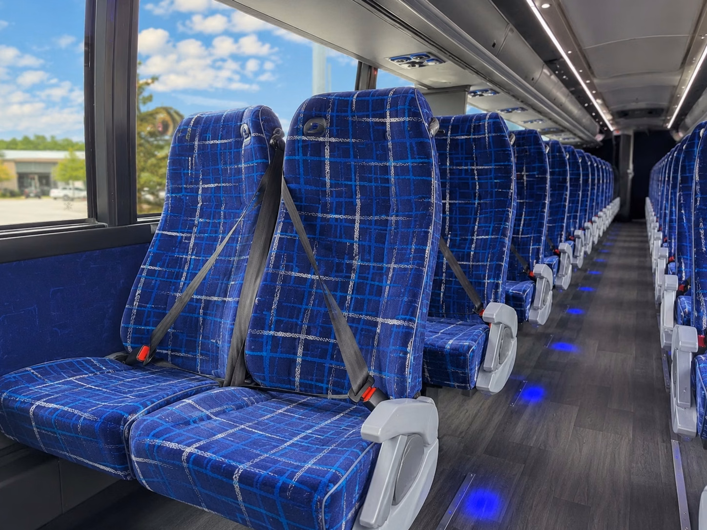 gastonia charter bus rental inside